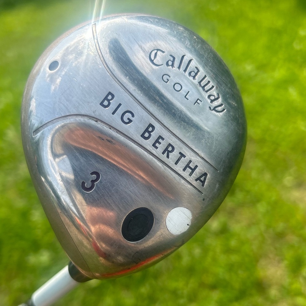 RH Womens Callaway Big Bertha 3 Wood Driver Golf Club with Gems 55w Comp Shaft